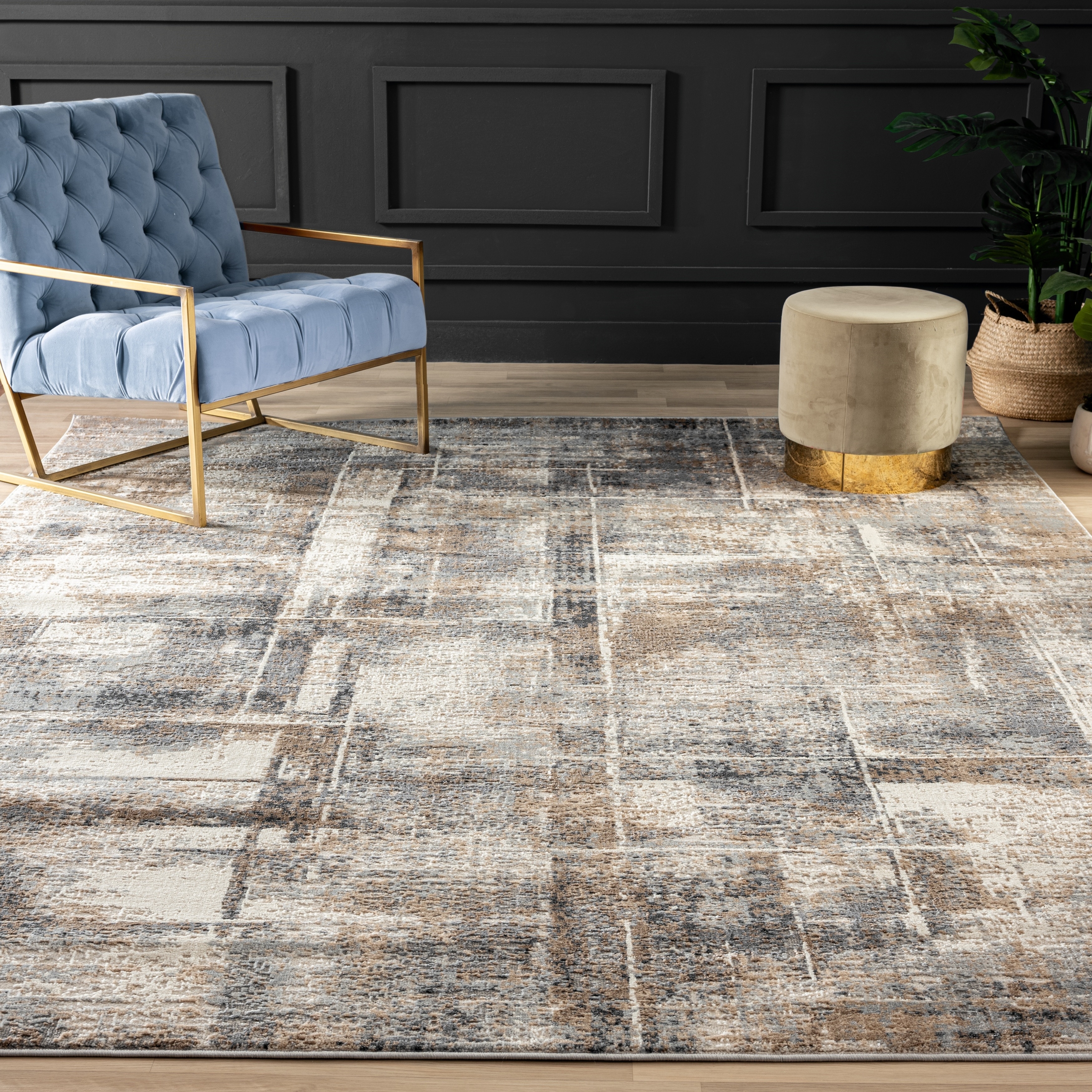 KALATY Lumina High-Low Pile Abstract Area Rug