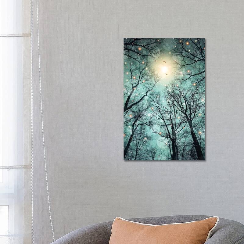 iCanvas "Mint Embers - Trees" by Soaring Anchor Designs Canvas Print - 26x18x1.5