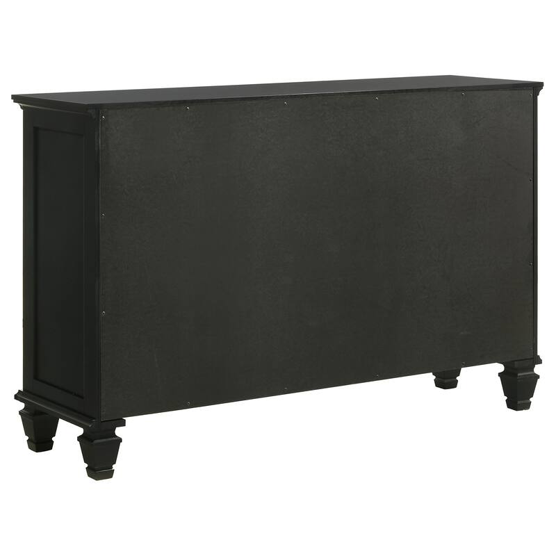 Sandy Beach Coastal Wood 11-drawer Bedroom Dresser