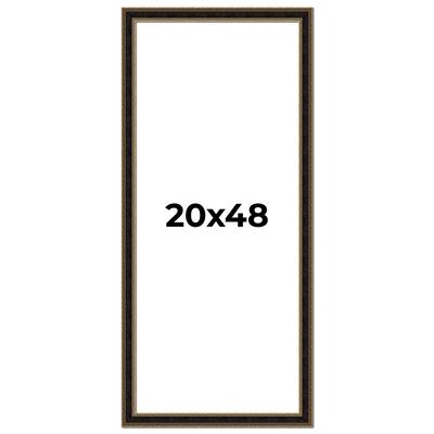 20x48 Frame Gold Antique Vintage Sold Wood Picture Frame | 1.75 Inch
