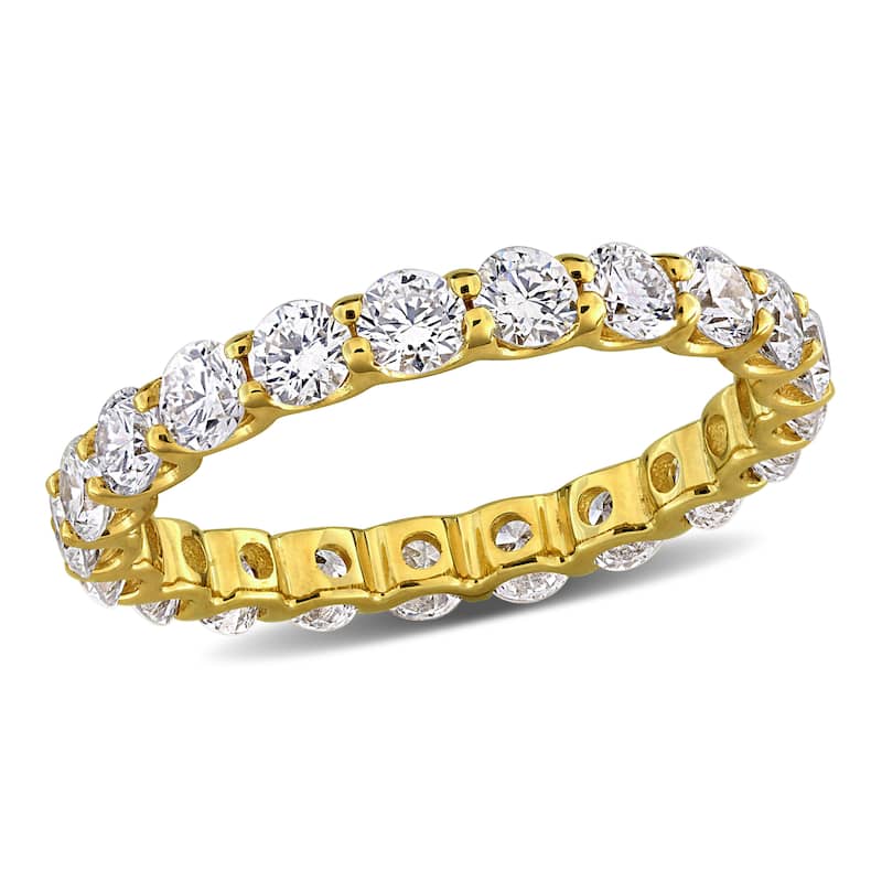 2 1/10ct TW Lab-Grown Diamond Eternity Band in 14k Yellow Gold