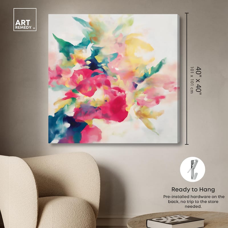 Essence of a Flower II Canvas by Art Remedy, Gallery Wrapped