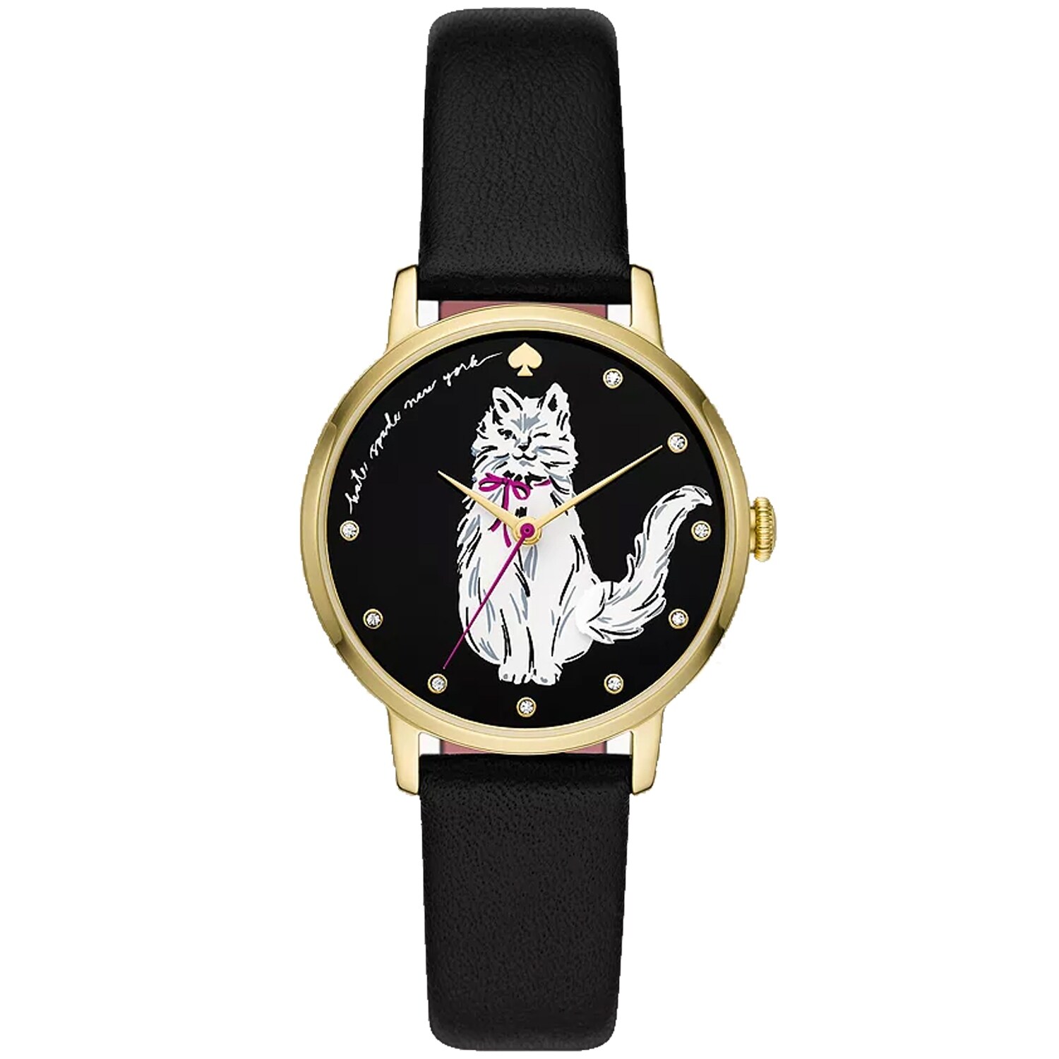 Kate Spade Women's Metro Black Dial Watch - KSW1844 - One Size