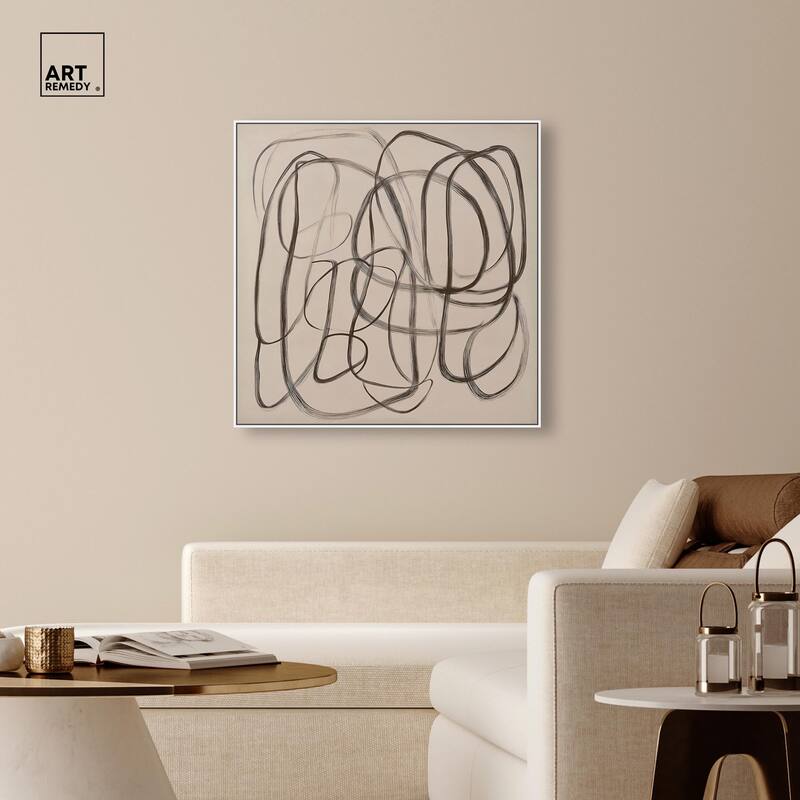 Unbroken Line II Canvas by Art Remedy