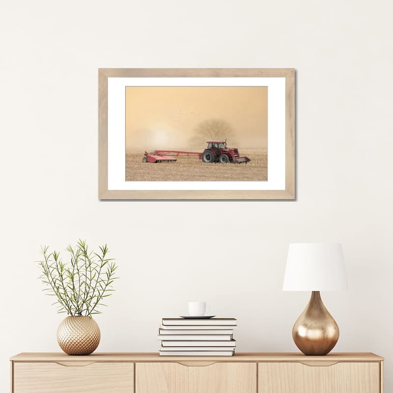 iCanvas "Foggy Morning In The Field" by Lori Deiter
