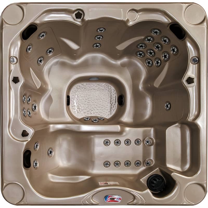 6-Person 40-Jet Premium Acrylic Lounger Spa Standard Hot Tub with Ozonator and 5.5kW Heater