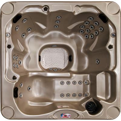 6-Person 40-Jet Premium Acrylic Lounger Spa Standard Hot Tub with Ozonator and 5.5kW Heater