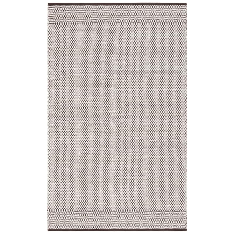 SAFAVIEH Vermont Vinnie Transitional Wool Rug - 8' x 10' - Brown/Ivory
