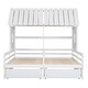 preview thumbnail 14 of 16, Twin House Platform Beds with Drawers, Side-by-Side