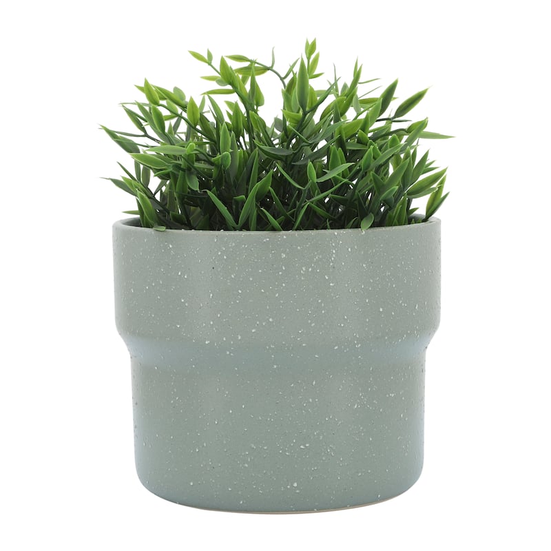 Sagebrook Home Mushroom Set of Three Ceramic Planters - 10" x 10" x 9"