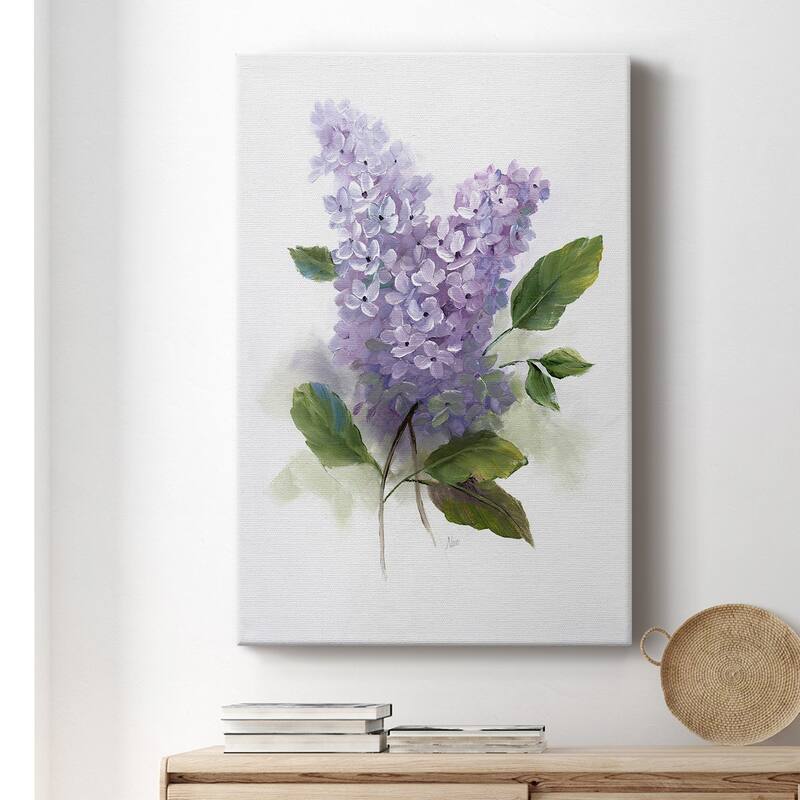 Lilac Romance II Premium Gallery Wrapped Canvas - Ready to Hang