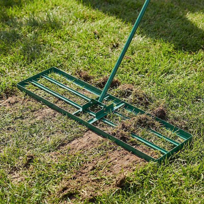 Costway Lawn Leveling Rake 42" x 10" Heavy Duty Level Lawn Tool for - See Details