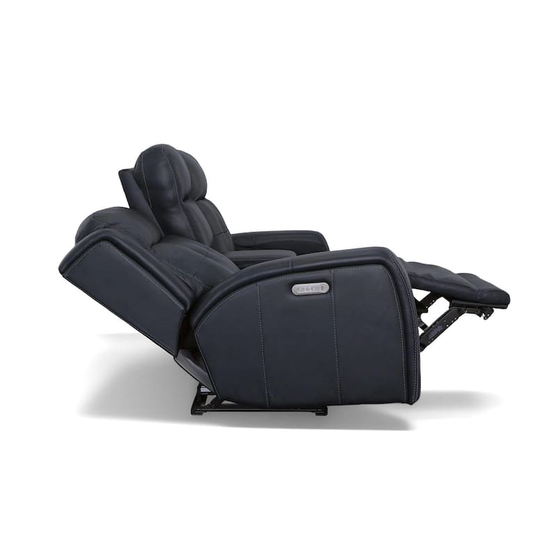 Grant Power Reclining Loveseat with Console and Power Headrests by Flexsteel