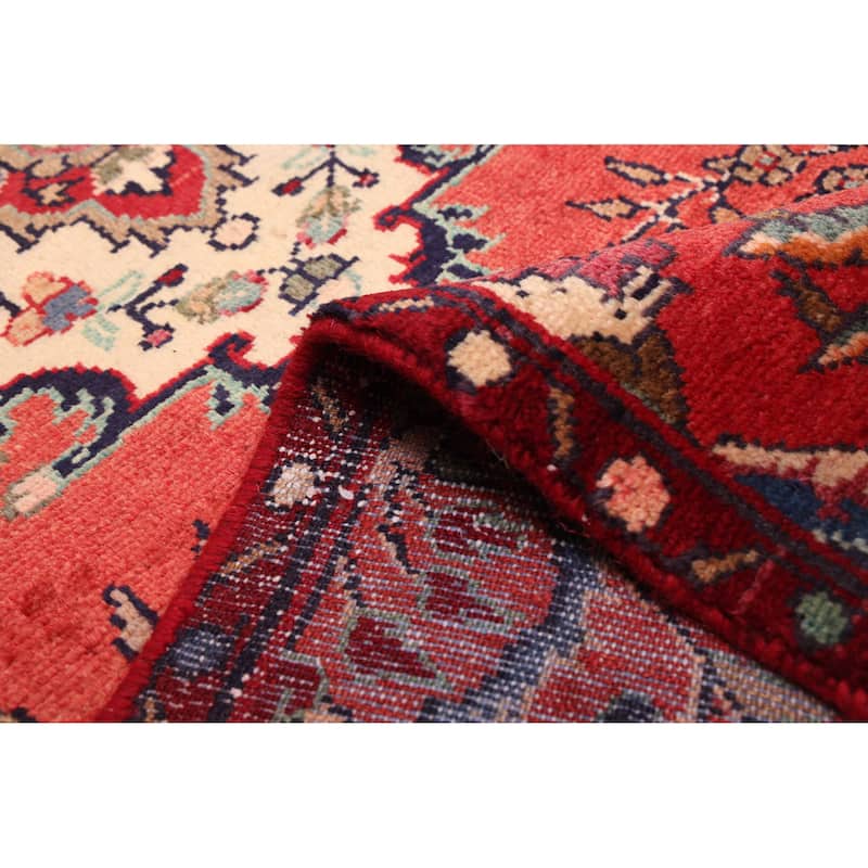ECARPETGALLERY Hand-knotted Andelz Red Wool Rug - 3'1 x 8'2