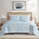 preview thumbnail 3 of 38, Crinkle Texture Microfiber 3-Piece Quilt Set, Enzyme Washed, Oversized