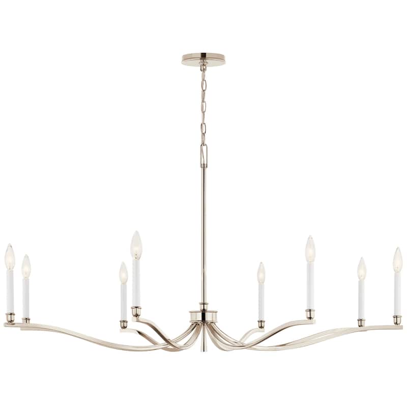 Kichler 52697 Malene 8 Light 52" Wide Taper Candle Style Chandelier