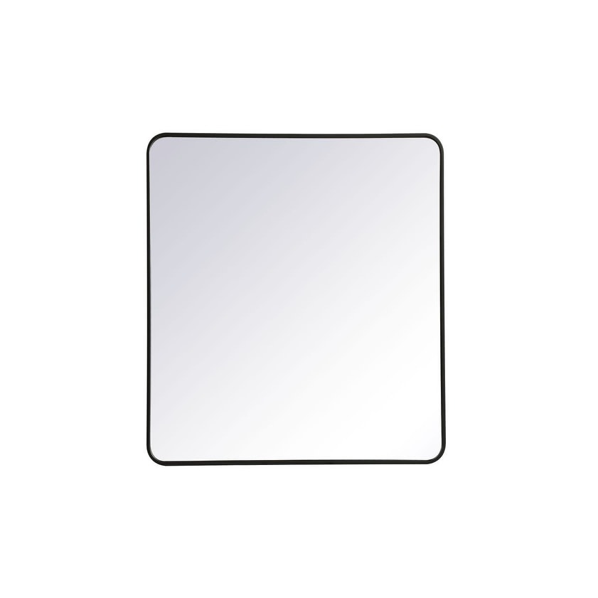 Elegant Lighting MR803640 Evermore 36" W x 40" H Rectangular Framed