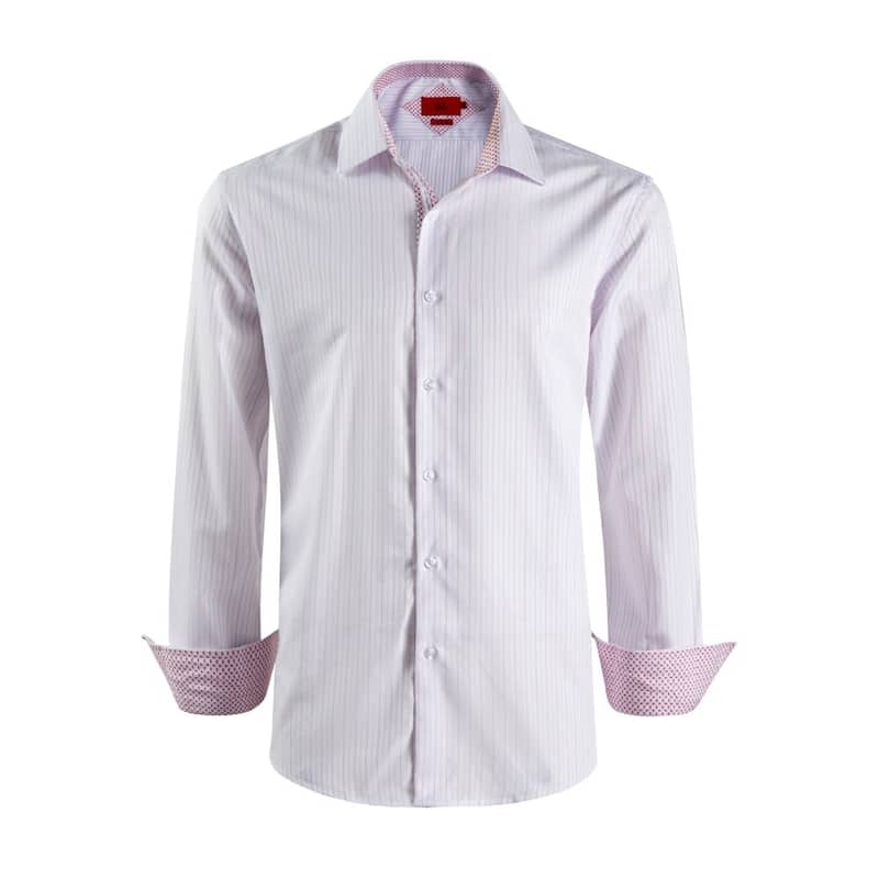 Elie Balleh Boys' Slim Fit Striped Shirt