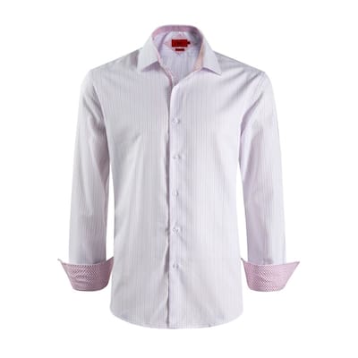 Elie Balleh Boys' Slim Fit Striped Shirt
