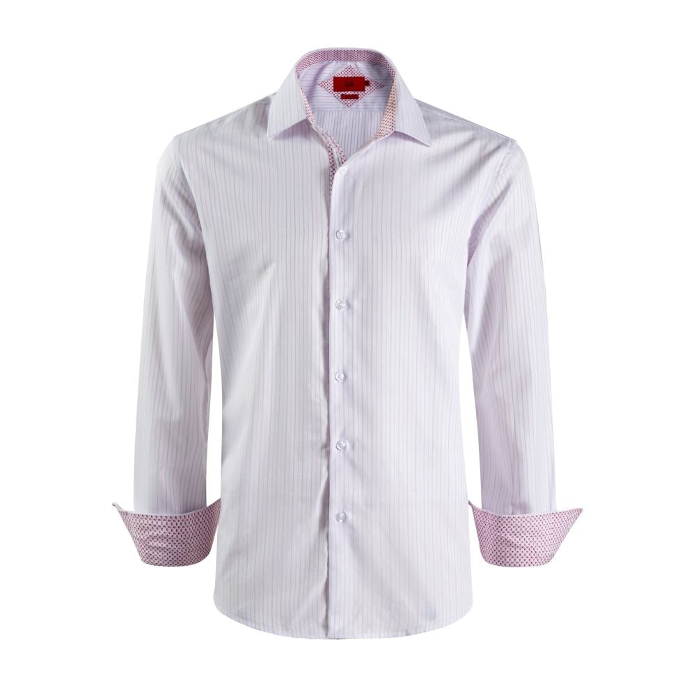Elie Balleh Boys' Slim Fit Striped Shirt
