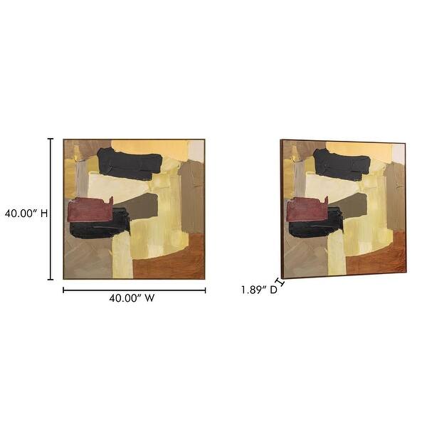 NADAAL STUDIOS Linric, Abstract Painting on Canvas, Multicolor