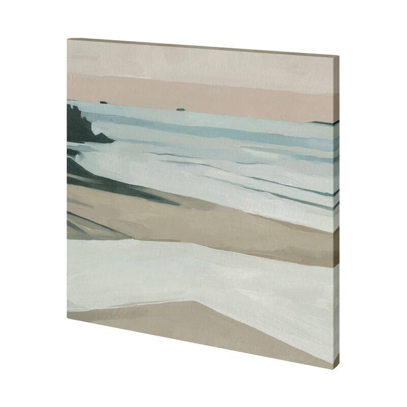 Coastal Lines II (41 x 41) Canvas Art Print - Large
