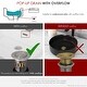 preview thumbnail 13 of 47, STYLISH Pop-Up Bathroom Sink Drain with Overflow (Set of Two)