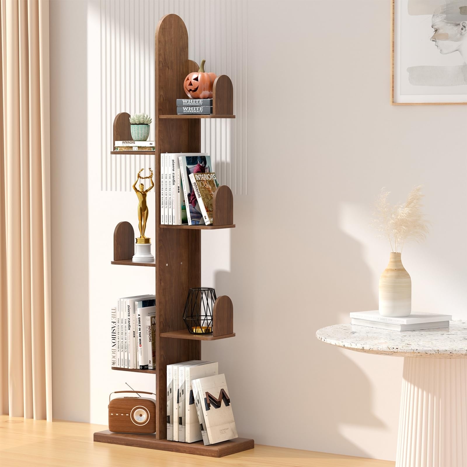 White sales spine bookshelf