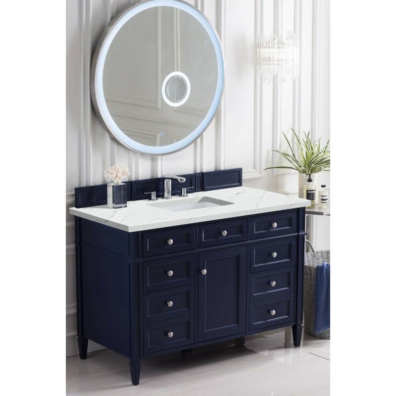 James Martin Vanities 655-V48-3ENC Brittany 48" Single Basin Poplar