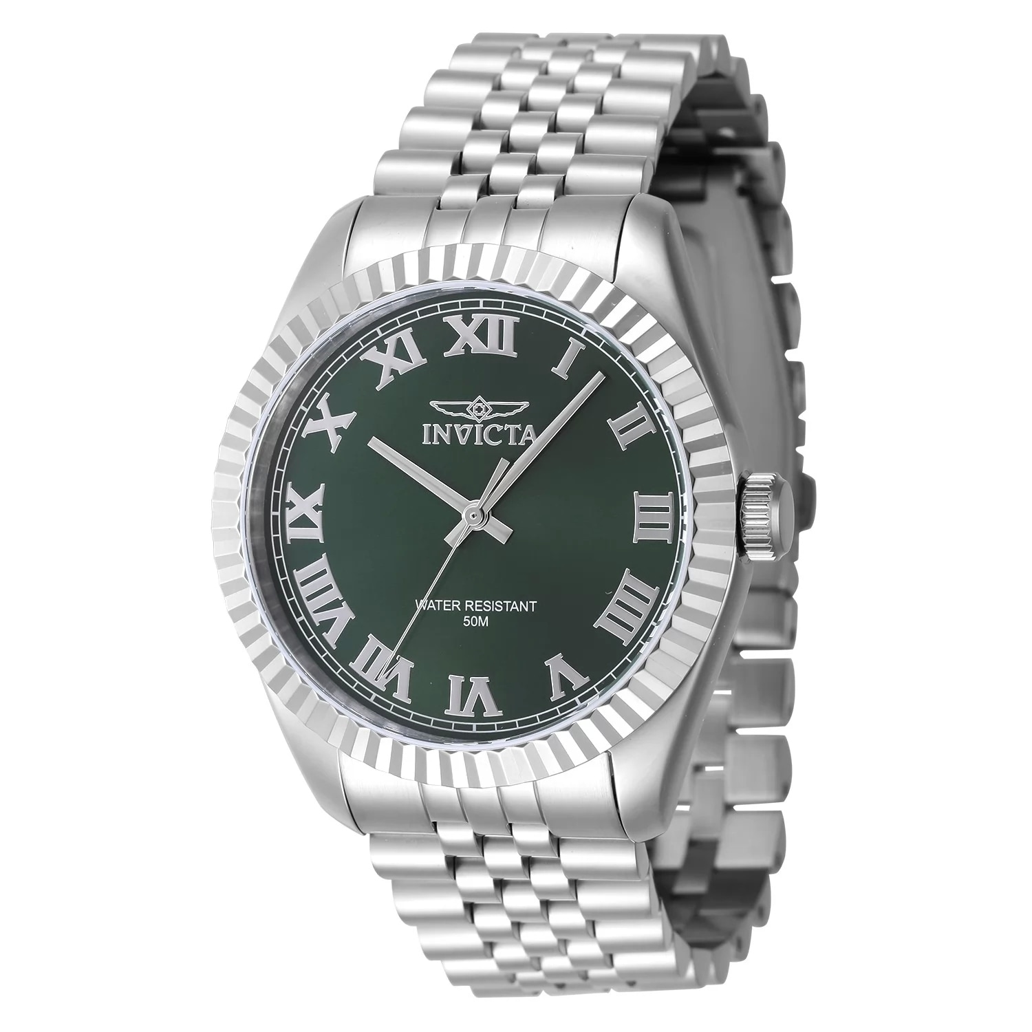 Invicta Women's 47398 Specialty Quartz 3 Hand Green Dial Watch