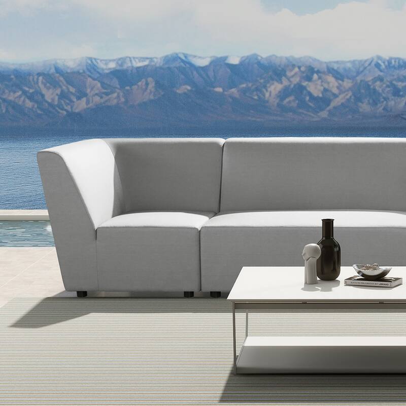 Cleo 34" Outdoor Patio Corner Chair