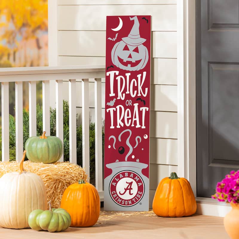 47" Double Sided Seasonal Porch Leaner, University of Alabama - 47" x 11.25" - Halloween