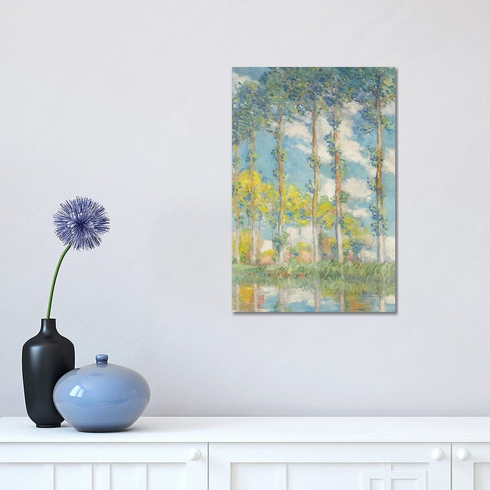 iCanvas "The Poplars; Les Peupliers, 1891" by Claude Monet Canvas Print