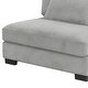 preview thumbnail 14 of 17, Bentley Ottoman Gray / Cream / Black
