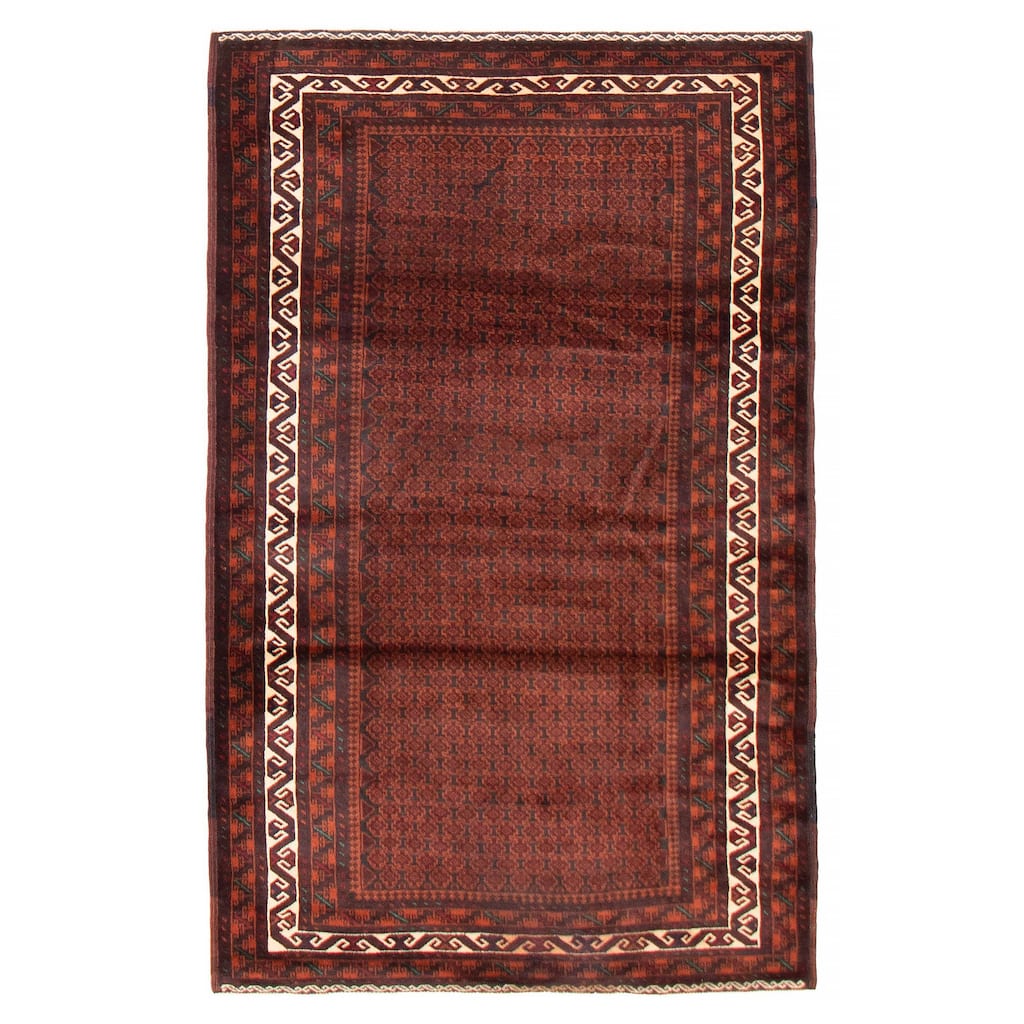 Teimani Brown Rug 4'1" x 6'5" - 4'1 x 6'5