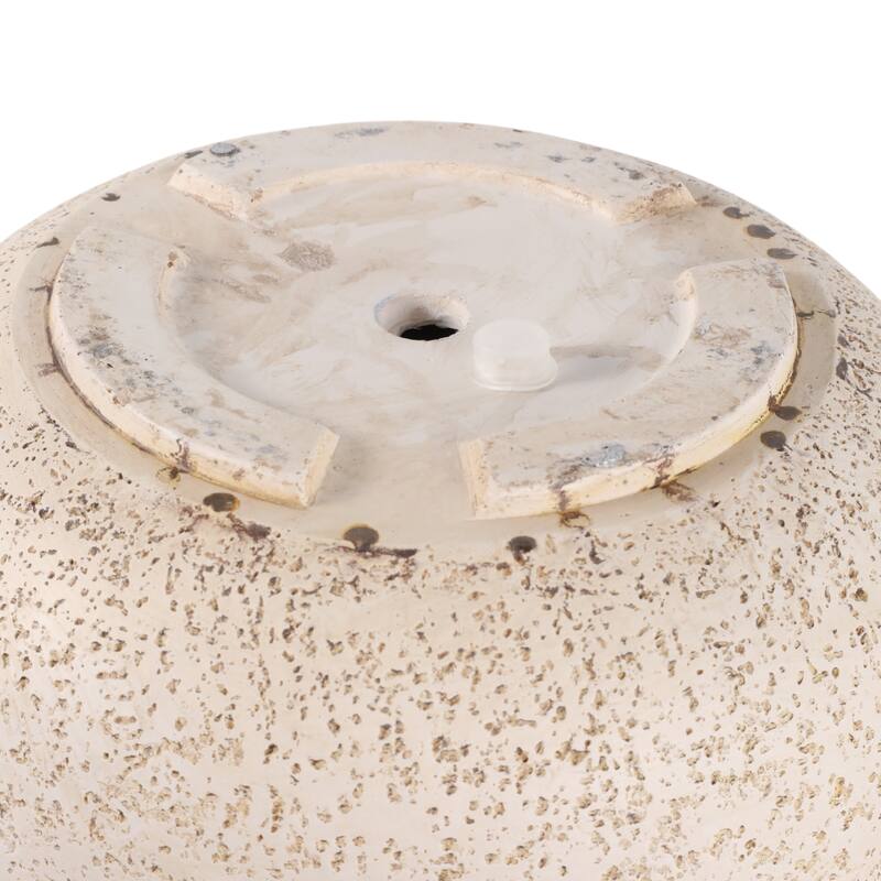 Polyresin Carved Planters Set of 3 - 11" - 14"