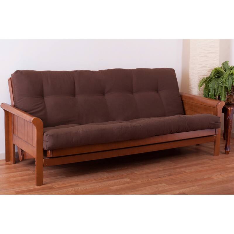 6-inch Thick Twill Futon Mattress (Twin, Full, or Queen)