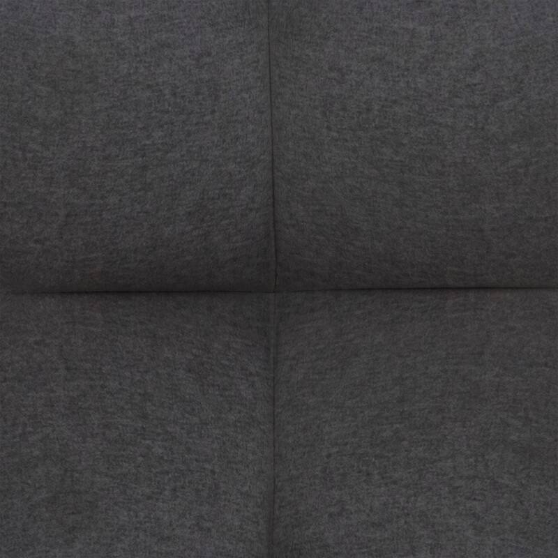Best Master Furniture Maelle Burlap Upholstered Tufted Platform Bed
