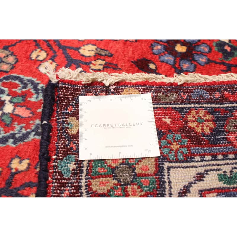 ECARPETGALLERY Hand-knotted Anadol Red Wool Rug - 2' 11" x 9' 11"