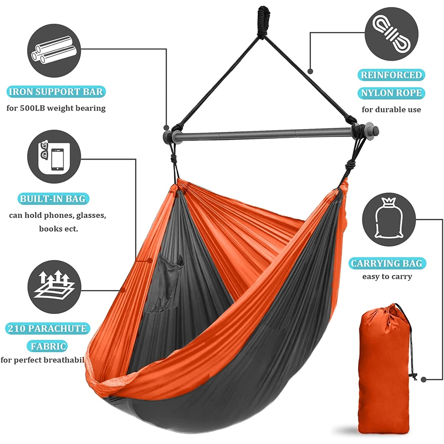 Gfones canvas deals swing chair