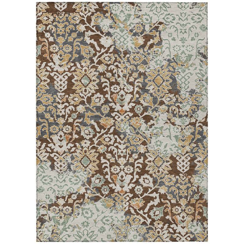 Machine Washable Indoor/ Outdoor Global Avon Chantille Rug