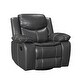 preview thumbnail 24 of 27, Wide Seat Durable Leather Massage and Heat Recliner