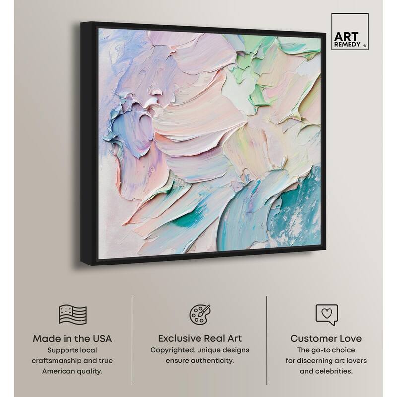 Flowing Mousse I Canvas by Art Remedy