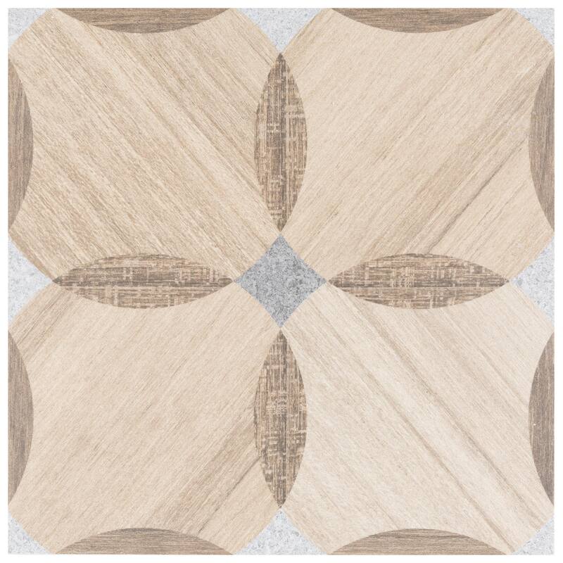 Merola Tile Komi Mossy 7-7/8" x 7-7/8" Porcelain Floor and Wall Tile