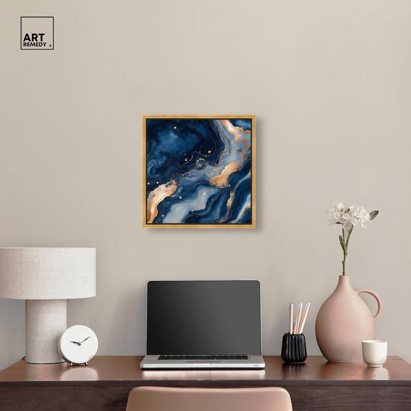 Deep Sea Geode III Canvas by Art Remedy