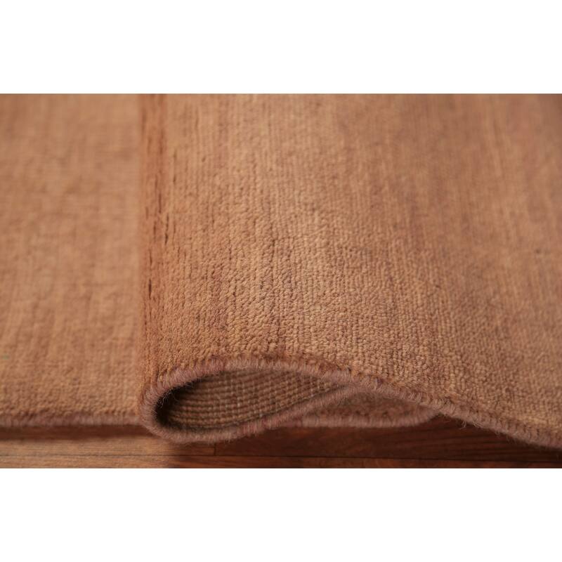 Gabbeh Oriental Rug Hand-Knotted Brown Wool Carpet - 2'6" x 4'4"