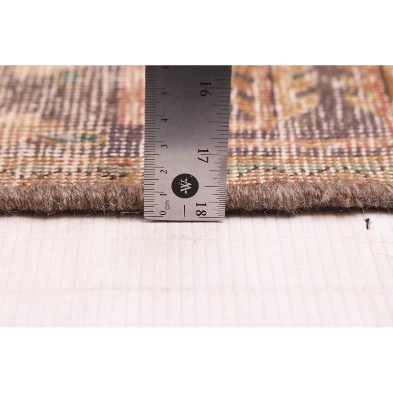 ECARPETGALLERY Hand-knotted Antalya Vintage Copper Wool Rug - 9'0 x 12'4