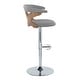 preview thumbnail 133 of 141, Carson Carrington Viby Adjustable Bar Stool with Rounded T Footrest (Set of 2)
