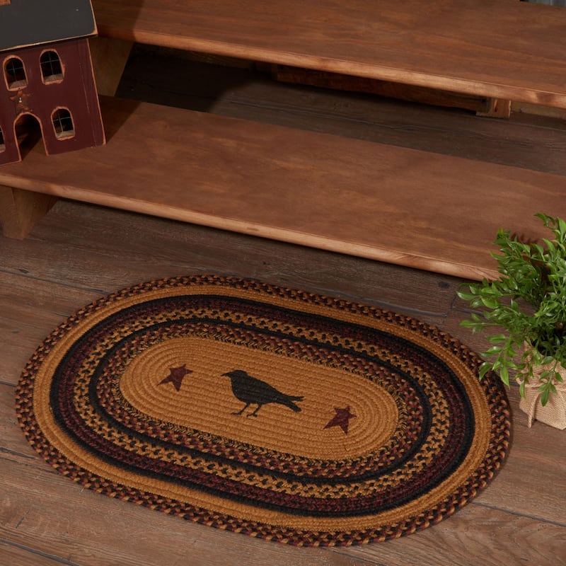Heritage Farms Crow Jute Rug Oval w/ Pad 20x30 - 20" x 30"
