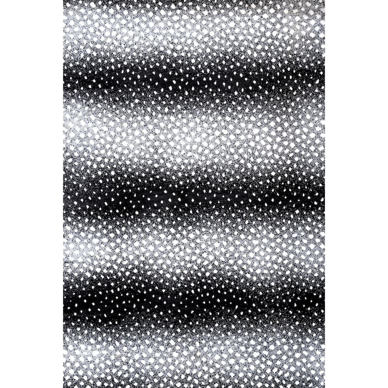 JONATHAN Y Goa Modern Animal Area Rug - 4 X 6 - Black/Cream
